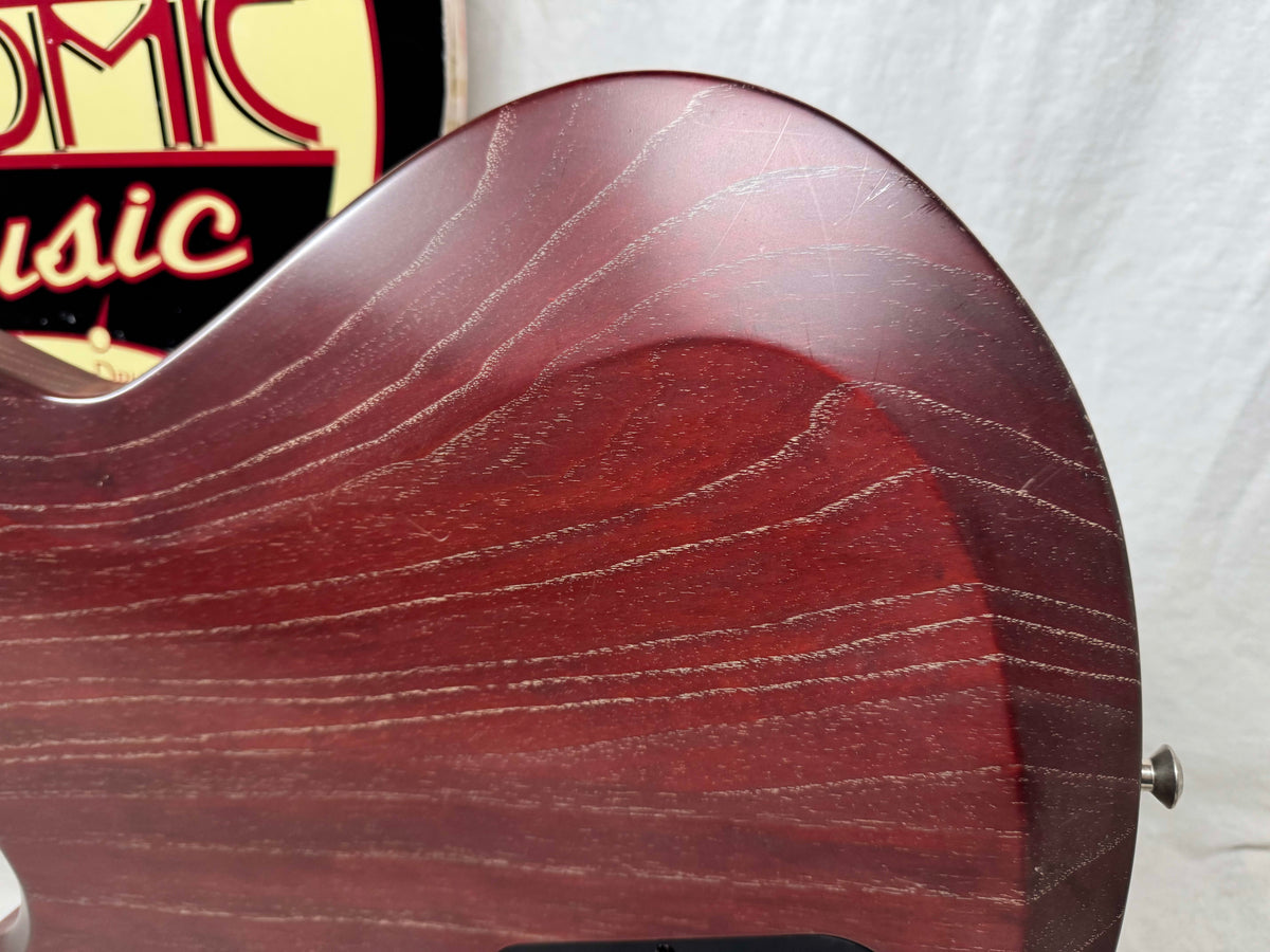 Knaggs Kenai T3 Satin Singlecut Guitar with Case 2017 - Burgundy Drift
