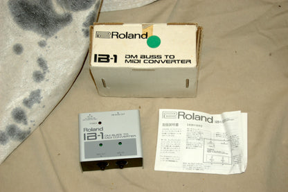 Roland IB-1 DM Buss to MIDI Converter with Box