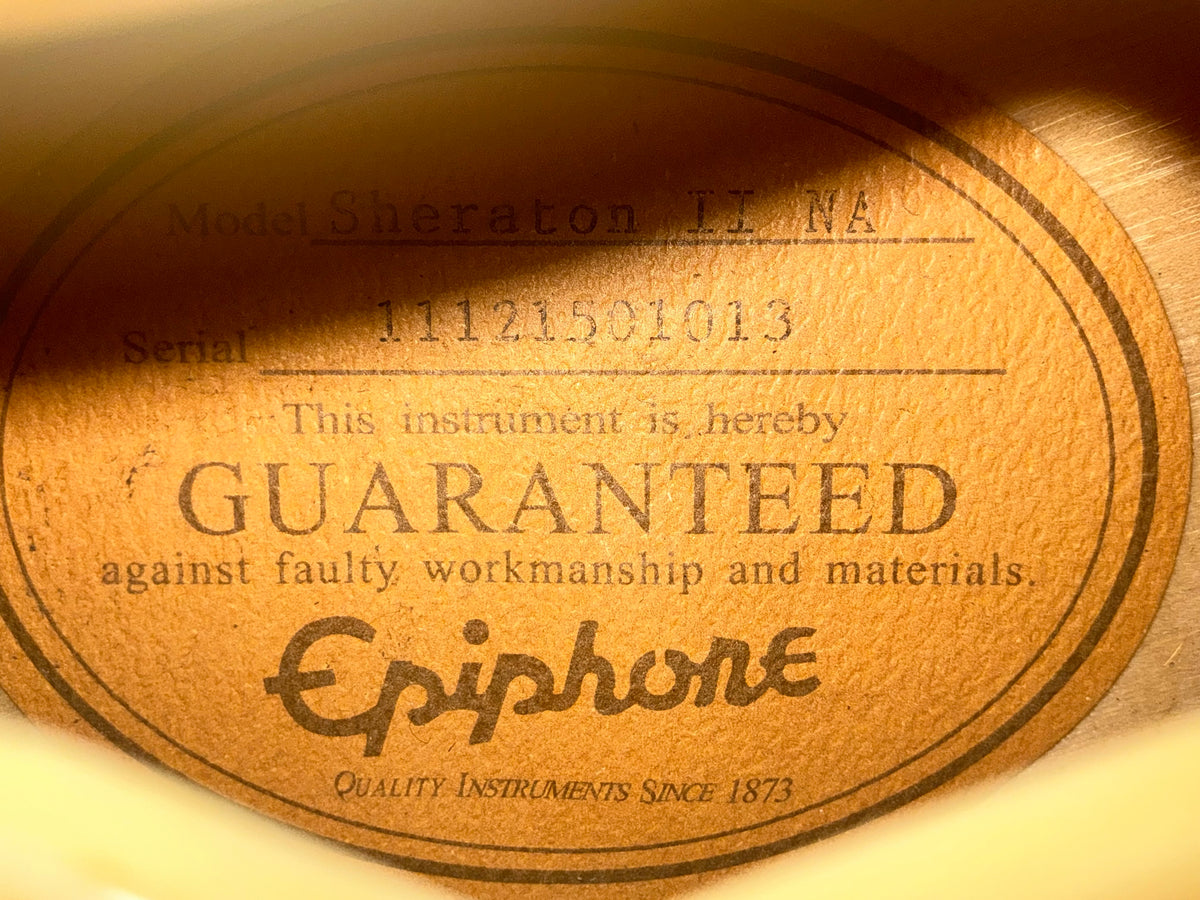 Epiphone Sheraton II Semi-Hollow Electric Guitar