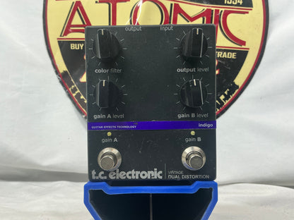 TC Electronic Vintage Dual Distortion Pedal - missing battery cover