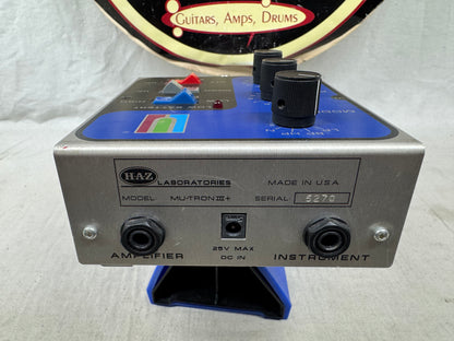 Haz Laboratories Mu-Tron III+ iii plus 3+ Envelope Filter Pedal with Power Supply - missing 1 foot