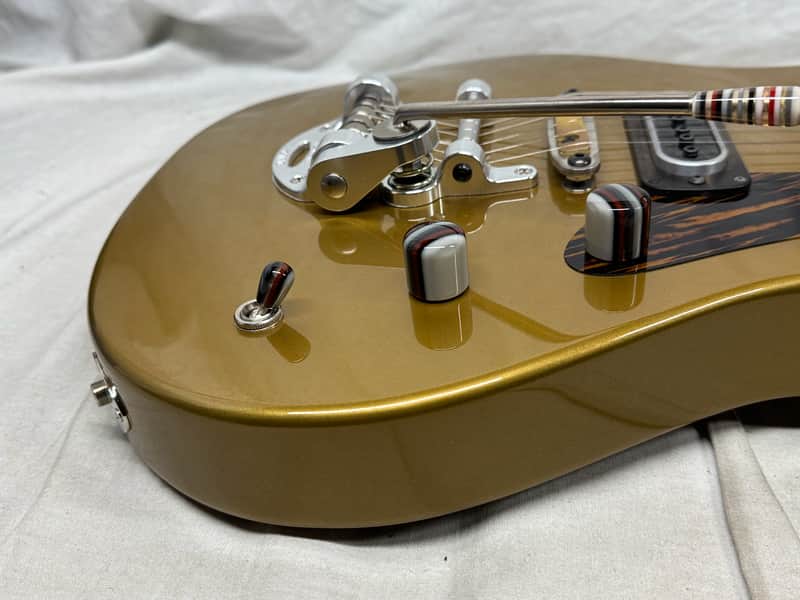 Powers Electric A-Type Hollowbody Guitar with Case - Image 15