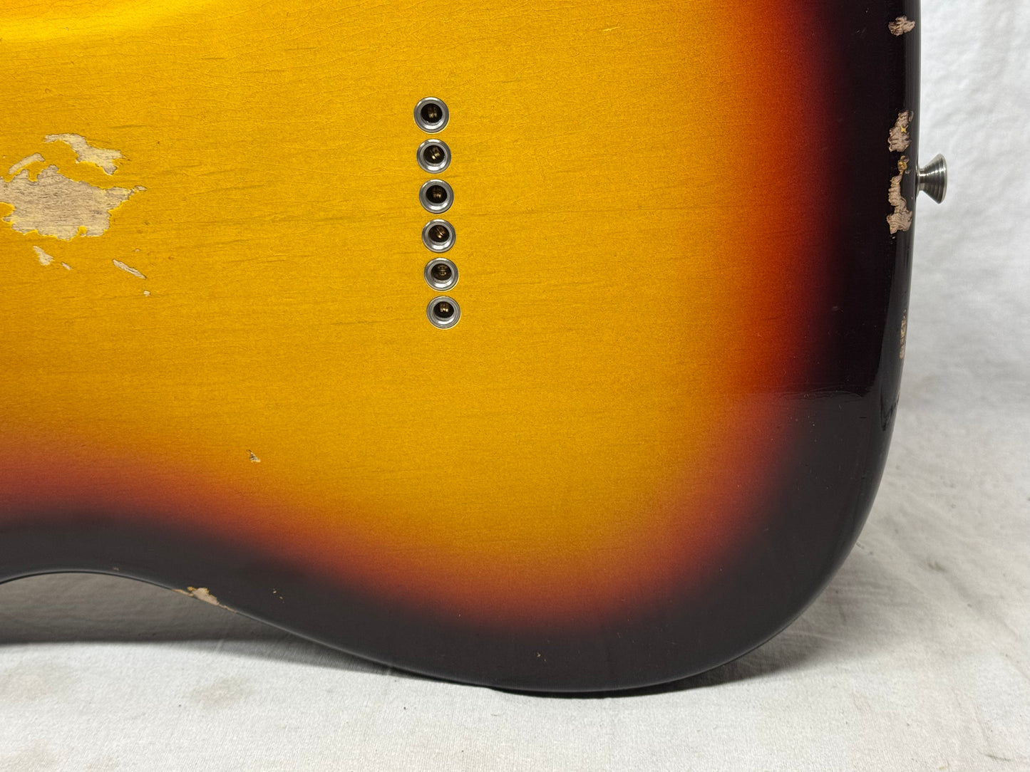 Fender USA Custom Shop S23 Limited Edition 1959 '59 Stratocaster HT Hardtail Guitar with COA + Case 2023 - Chocolate 3-Color Sunburst / Rosewood fingerboard - Relic'd