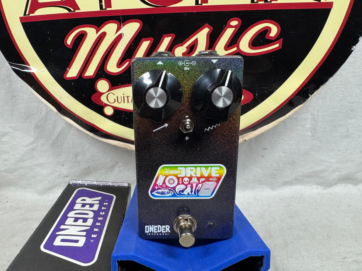 Oneder Effects Drive Overdrive Pedal with Box
