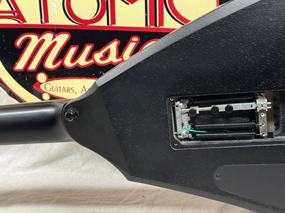 Washburn USA Custom Shop Vindicator Flying V Guitar with Case - Black