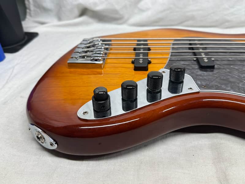 Fender American Elite Jazz Bass V Ash 5-string J-Bass - Image 15