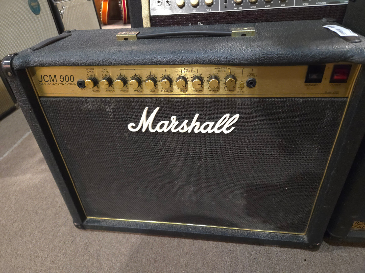 Marshall JCM 900 Model 4502 50-Watt Hi Gain Dual Reverb 2x12 Combo 1990s - Local Pickup Only