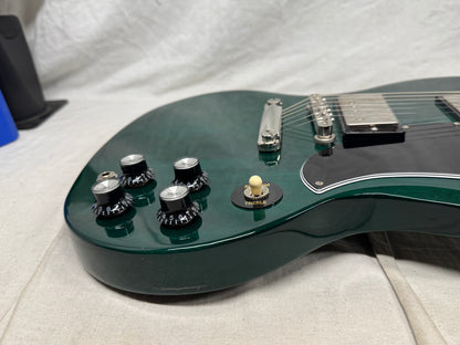 Gibson SG6100TLNH1 SG Standard '61 1961 Reissue Guitar with Case 2024 - Translucent Teal