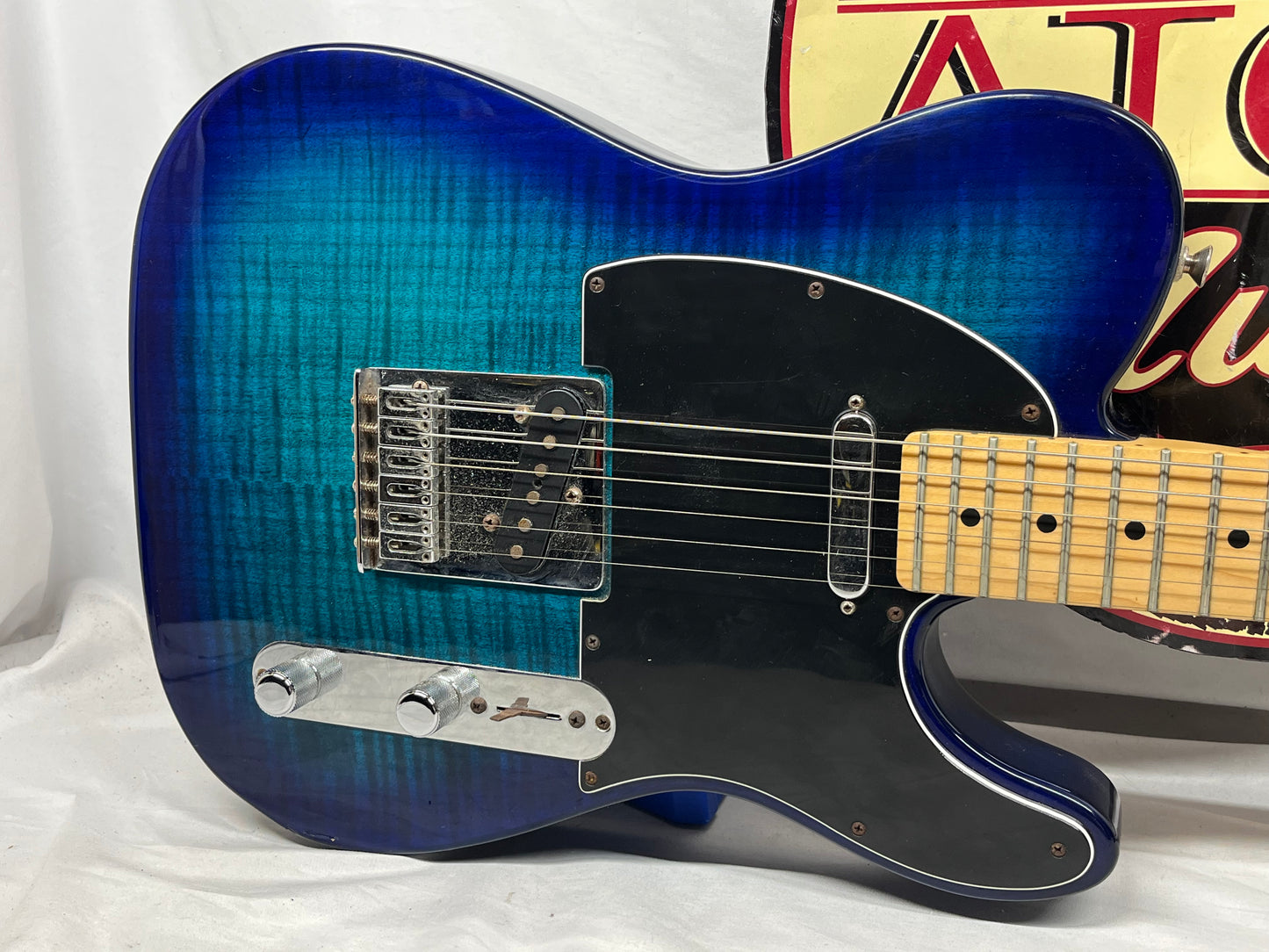 Fender Limited Edition Player Telecaster Plus Top Electric Guitar MIM - Made in Mexico - Blue Burst