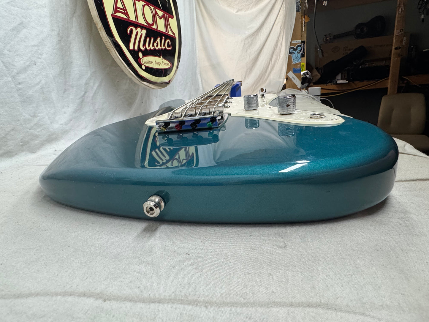 Fender Classic Player Rascal 4-string Bass 2014 - Ocean Turquoise / Rosewood fingerboard