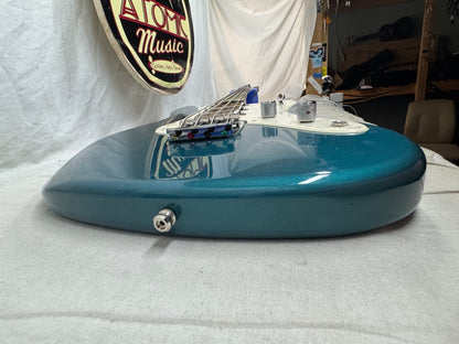 Fender Classic Player Rascal 4-string Bass 2014 - Ocean Turquoise / Rosewood fingerboard