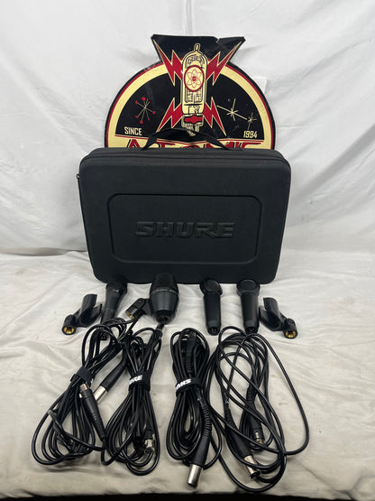 Shure PGAStudioKit4 4-Piece Studio Microphone Kit with Case