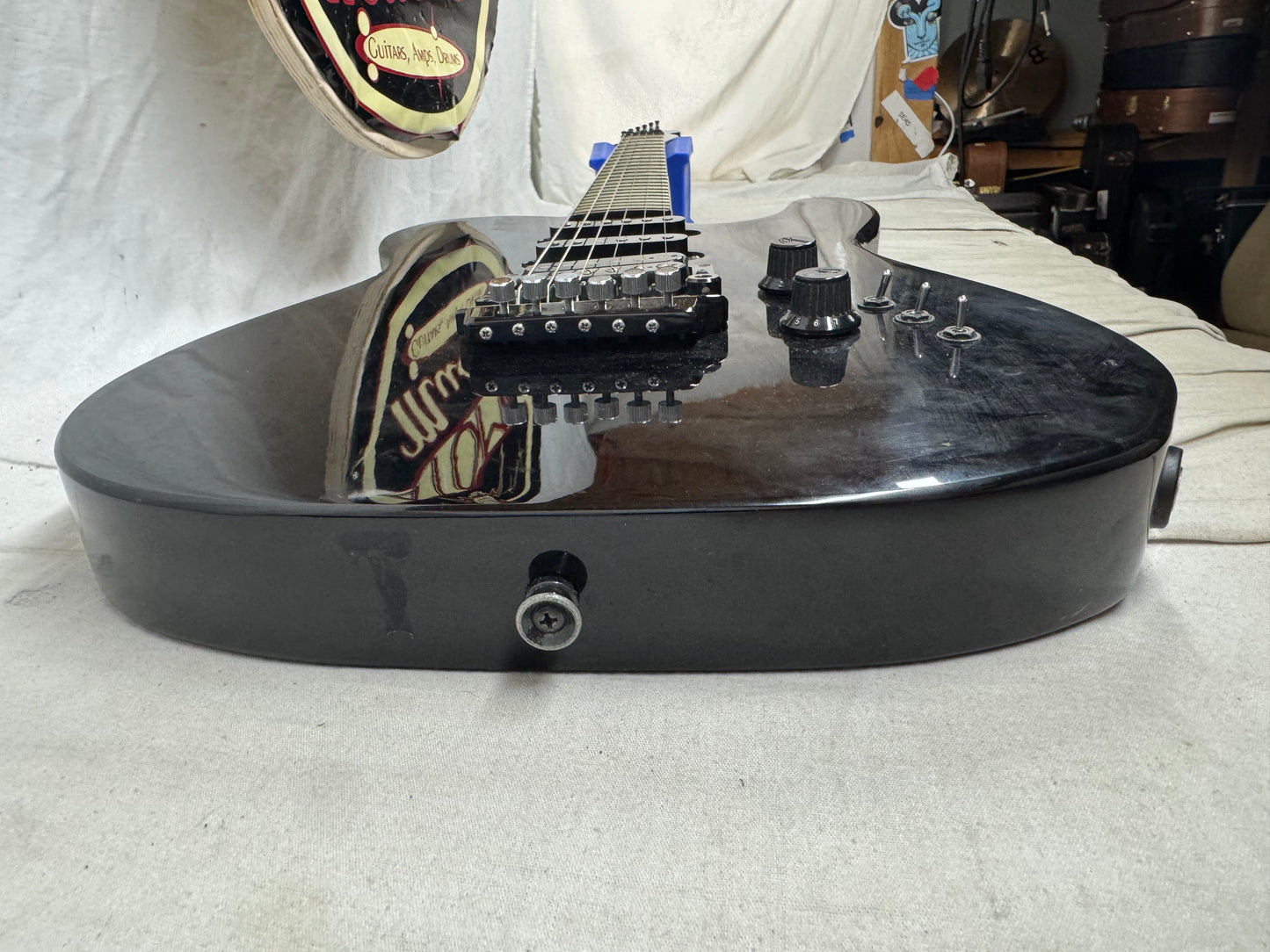 Fender Contemporary / Boxer Series TL-556 tl556 Telecaster HSS Guitar - MIJ Made In Japan 1984 - 1989 - Black