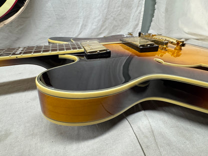 Epiphone Sheraton II 2 Semi-Hollowbody Guitar with Case - MIK Korea 2003 - Vintage Sunburst