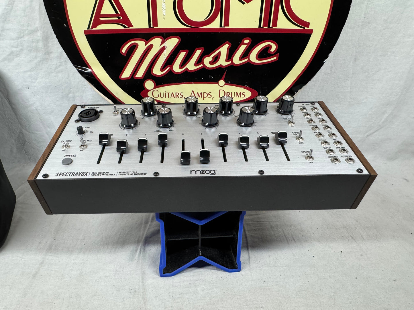 Moog Spectravox Semi-Modular Analog Synthesizer with Power Supply + Soft Case 2019 - Limited Moogfest 2019 Engineering Workshop Edition