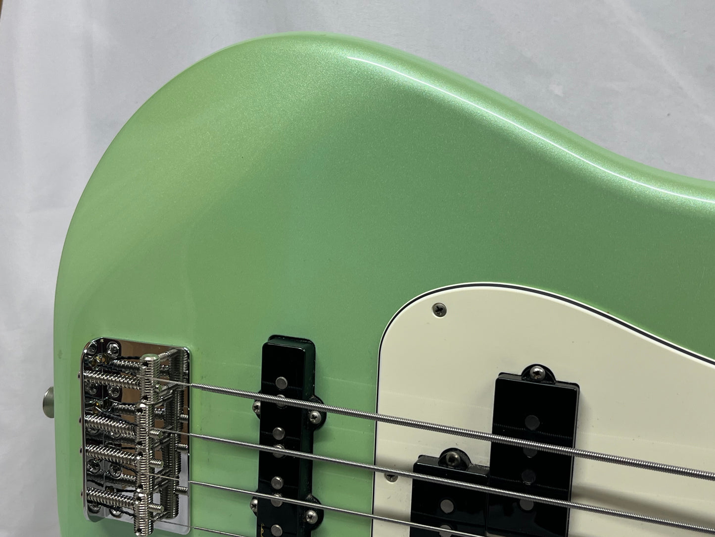 Fender GC Factory Special Run Precision Bass P-Bass Active 4-String Electric Bass - Sea Foam Green