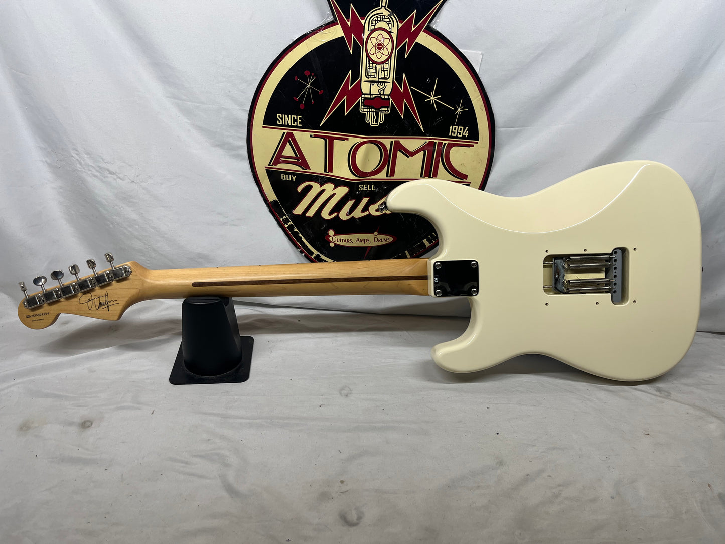 Fender Jimmie-Vaughn Tex-Mex Stratocaster Strat Electric Guitar MIM - Made in Mexico - Olympic White