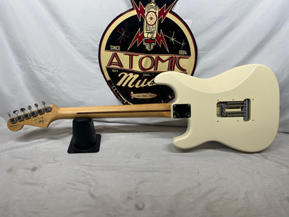 Fender Jimmie-Vaughn Tex-Mex Stratocaster Strat Electric Guitar MIM - Made in Mexico - Olympic White