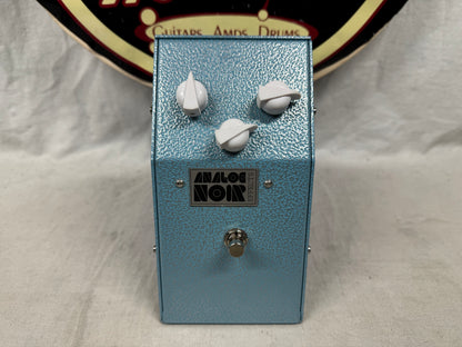 Analog Noir Effects 1965 Hornby Skewes Zonk Machine in hammered blue wedge enclosure Fuzz Pedal - Limited Edition - 1 of 4