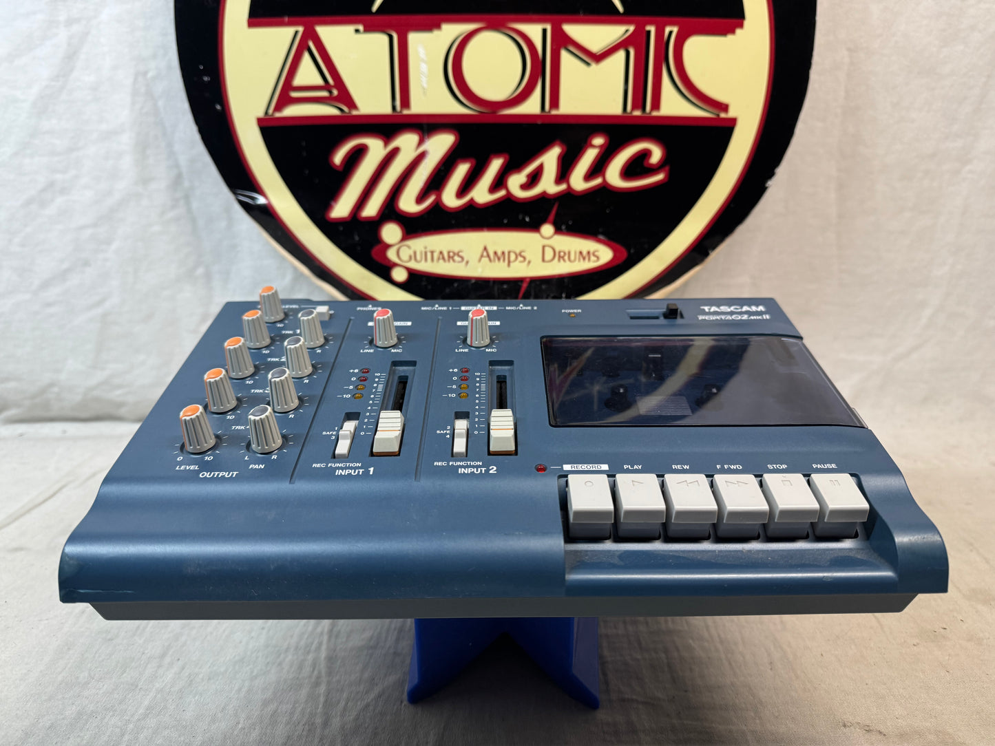 Tascam Porta02mkII porta 02 mk II 2 v2 4-Track MiniStudio Cassette Tape Multitrack Recorder