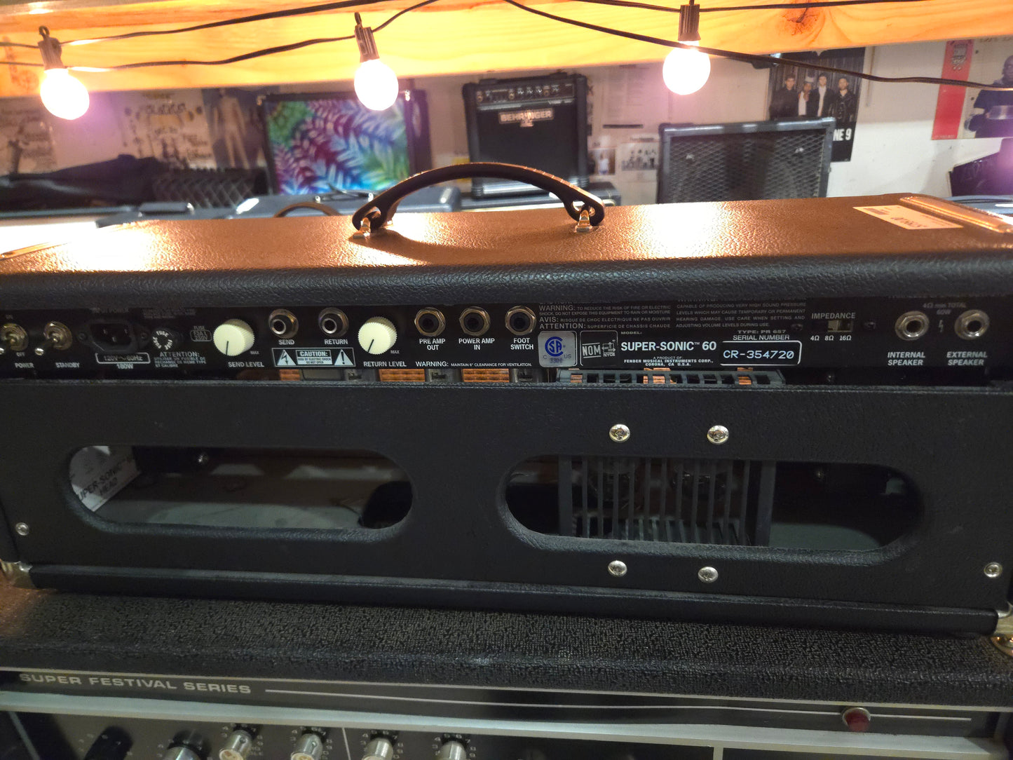 Fender Super-Sonic 60 Head 2-Channel 60-Watt Guitar Amp Head 2010 - 2014 - Local Pickup Only