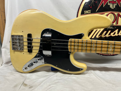 Fender American 4-String Electric Jazz Bass 1977 with Hard Case - Split in Fretboard only at the first fret *see photos*