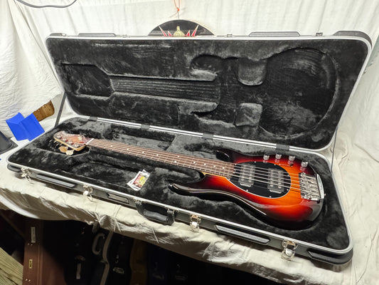 Ernie Ball Music Man USA Sterling 5 HH 5-string Bass with Case 2014 - Vintage Sunburst