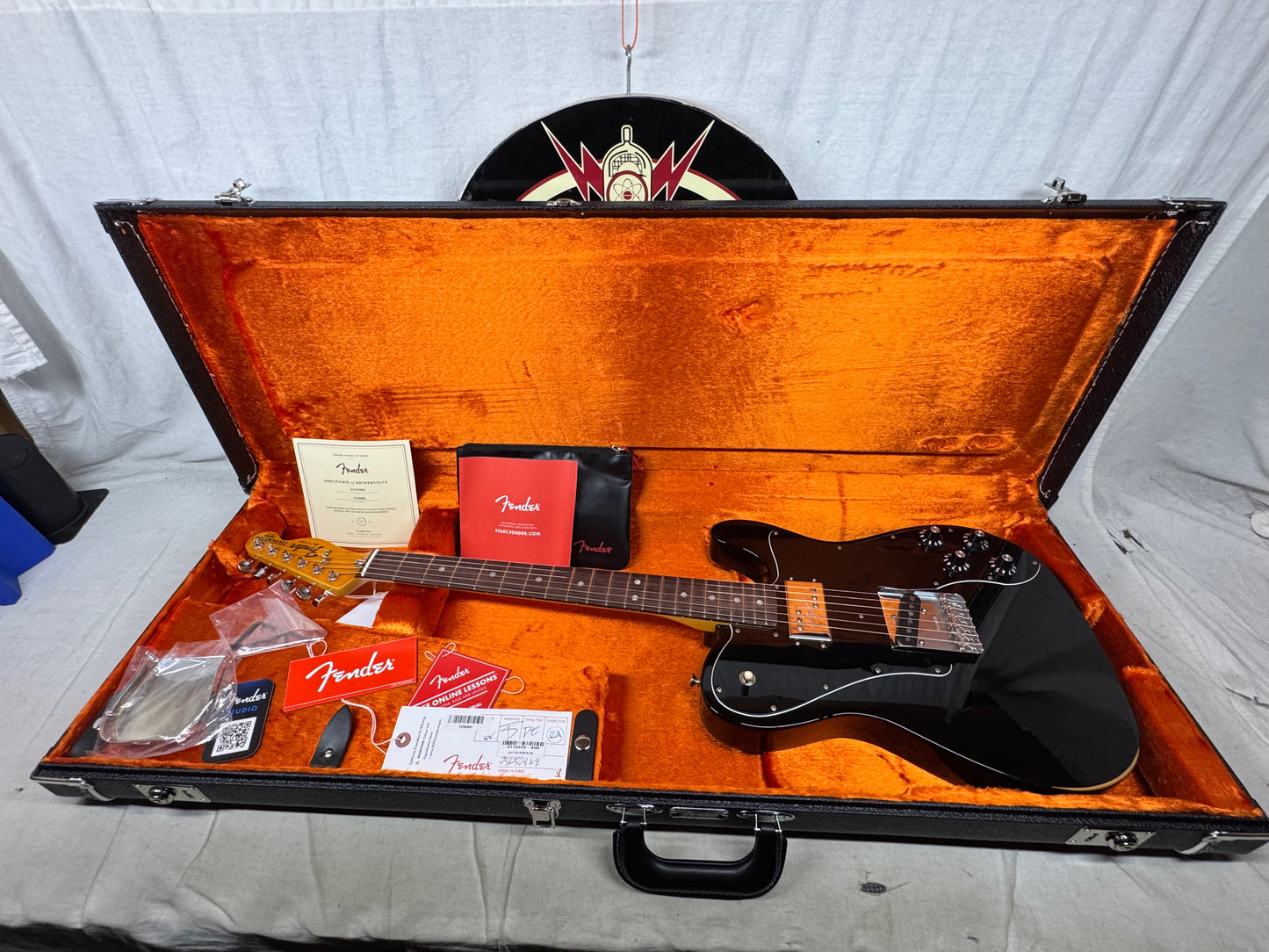 Fender American Vintage II 2 1977 Telecaster Custom Guitar with Case 2026 - Black / Rosewood fingerboard