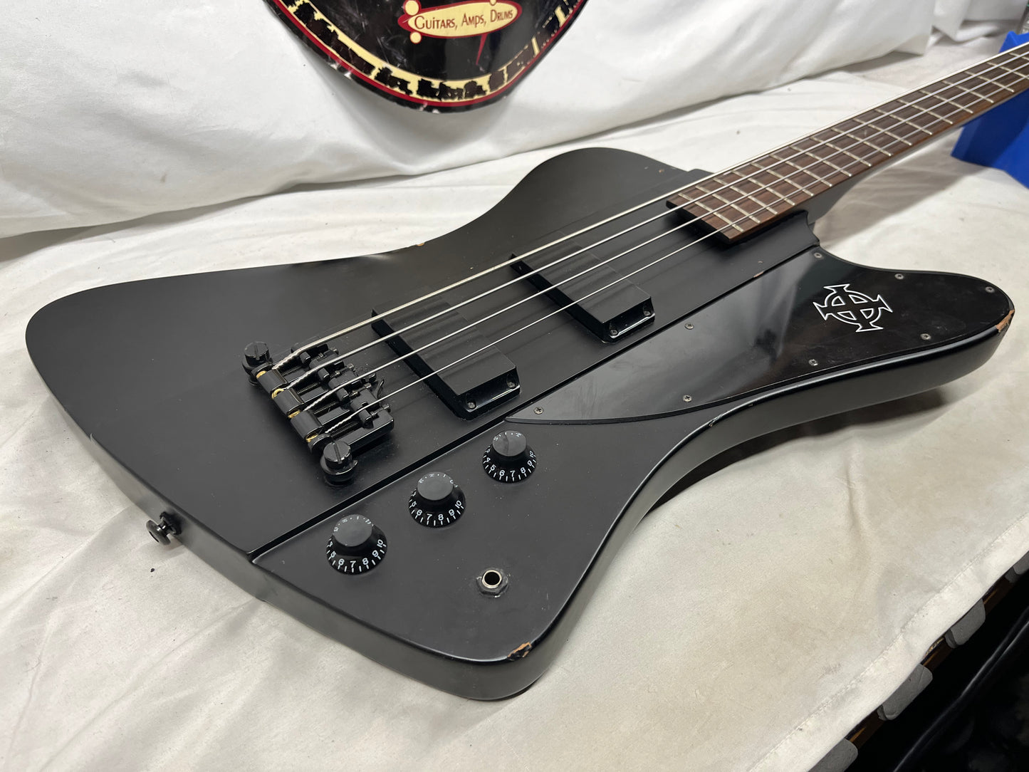 Epiphone Goth Thunderbird IV 4-String Electric Bass - Matte Black