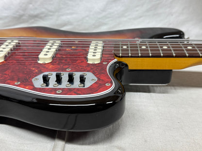 Fender Bass VI 6-string Bass with Case - MIJ Made In Japan 1996 - 3-Color Sunburst / Rosewood fingerboard
