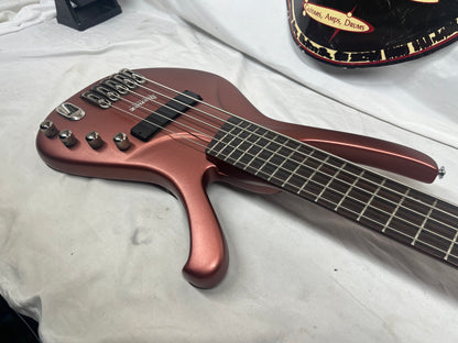 Ibanez EDA905 Ergodyne Bass 5-String Electric Doublecut Bass - Red Rock Flat