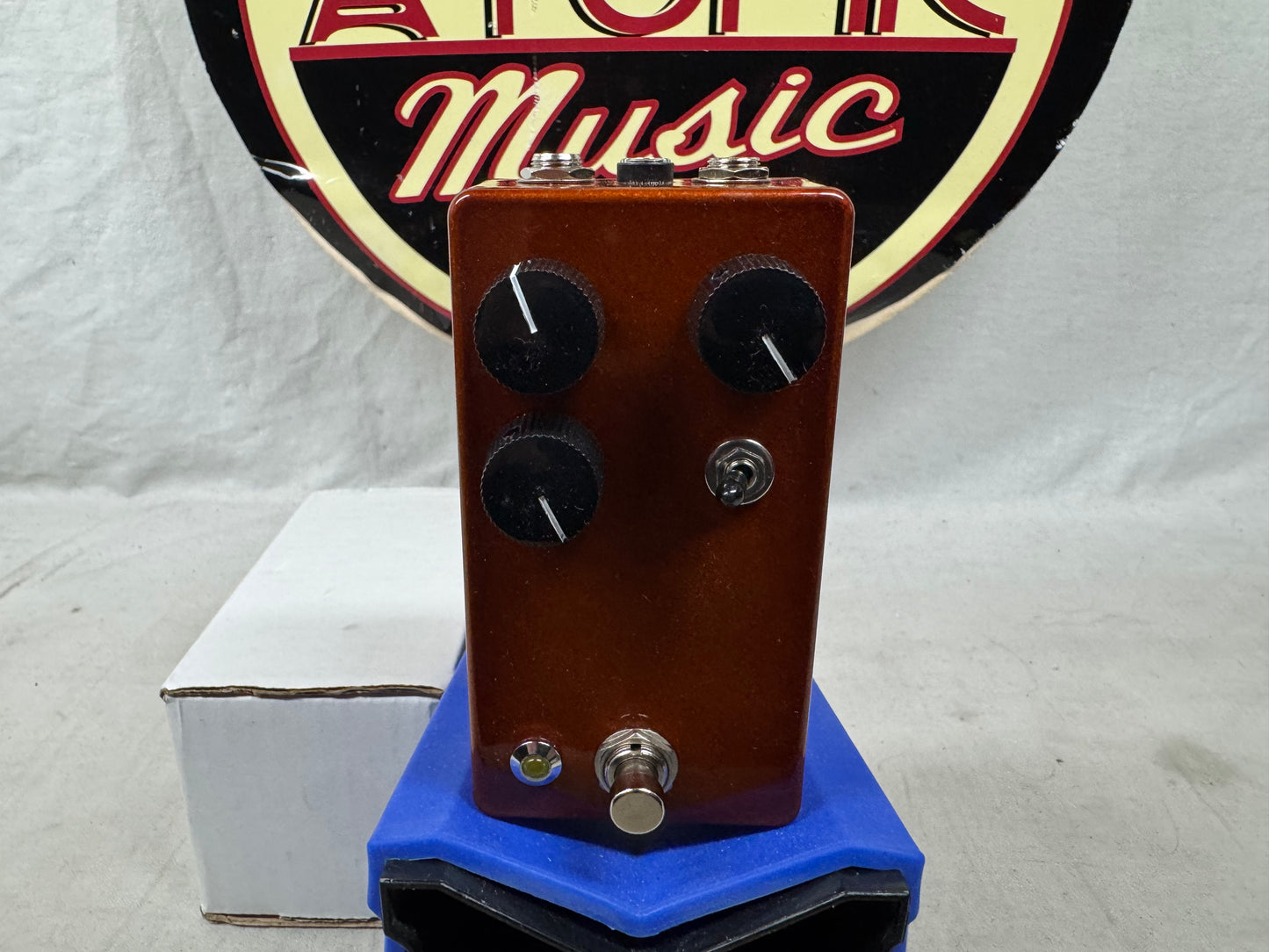 Heritage Effects Aaron Halverson Carne Cabeza De Lujo Premium Head Meat Meathead-style Silicon Fuzz Pedal with Box 2025 - Copper