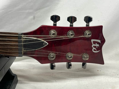 ESP LTD EC-100QM Singlecut HH Electric Guitar - Image 7