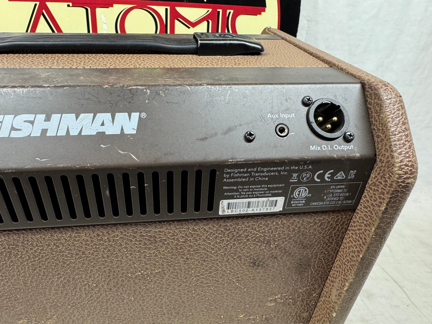 Fishman Loudbox Mini Charge 60-Watt 1x6.5" Acoustic Guitar Combo Amplifier with Power Supply - *battery not holding charge*