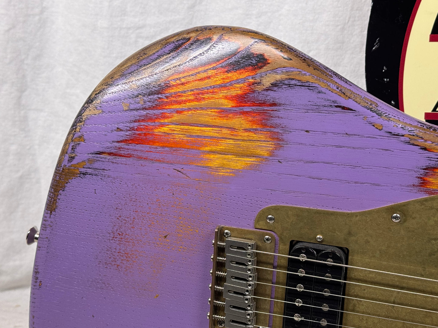 Paoletti Guitars Loft Series Model 112 HP90 Guitar with Case - Purple