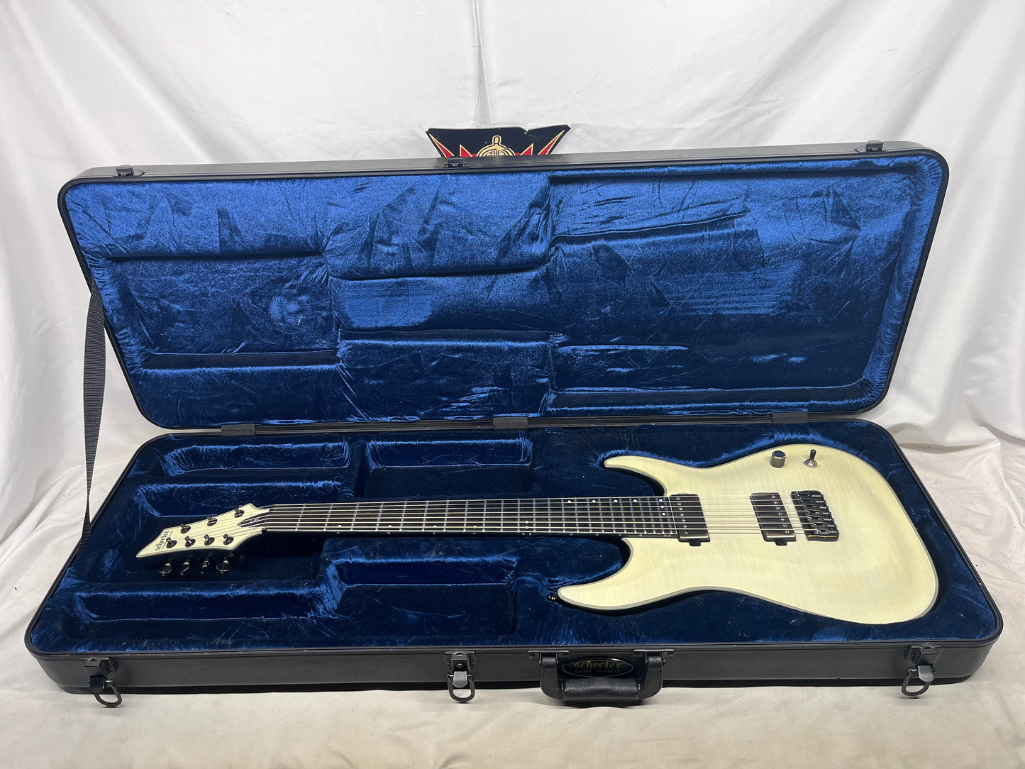 Schecter Diamond Series KM-7 7-String Doublecut HH Electric Guitar with Hard Case