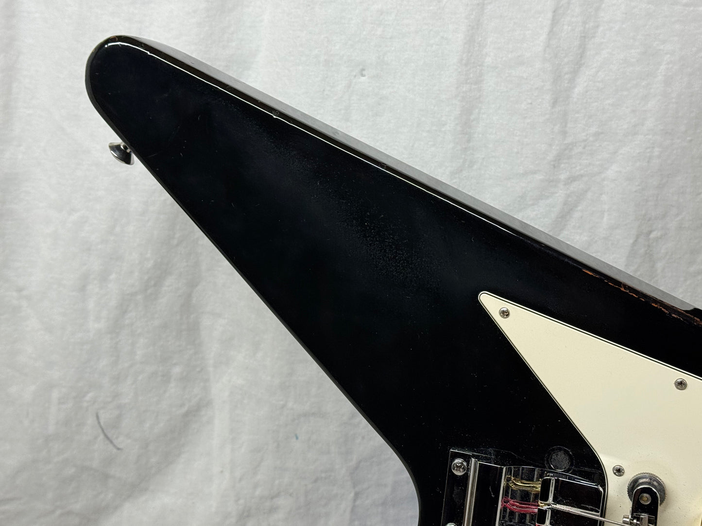 Gibson Flying V Guitar with TKL Case - mods 1993 - Ebony / Black