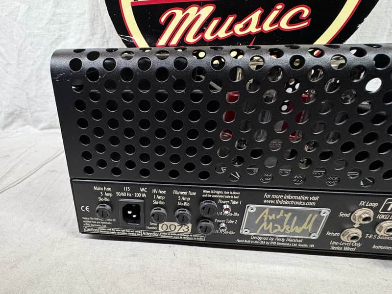 THD BiValve-30 30 Watt Tube Guitar Amplifier Head - Image 8