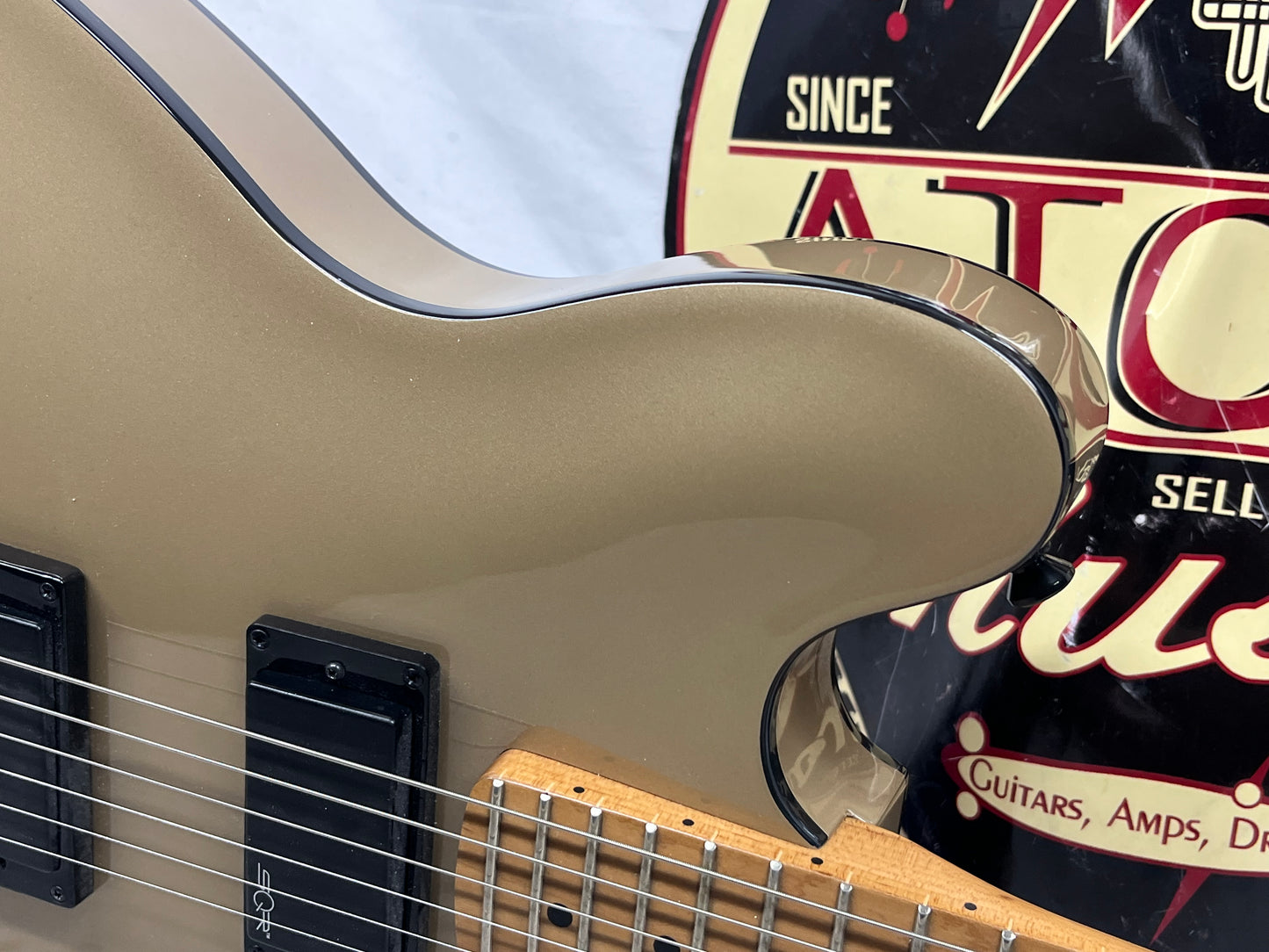 Squier Contemporary Active Starcaster HH Electric Guitar - Shoreline Gold