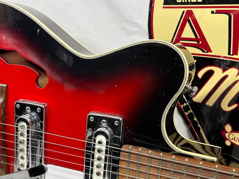 Teisco Imperial Hollow Body Electric Guitar - Image 3