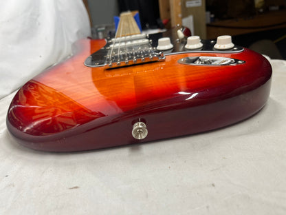 Fender Player Stratocaster Strat Plus Top Electric Guitar - Aged Cherry Burst