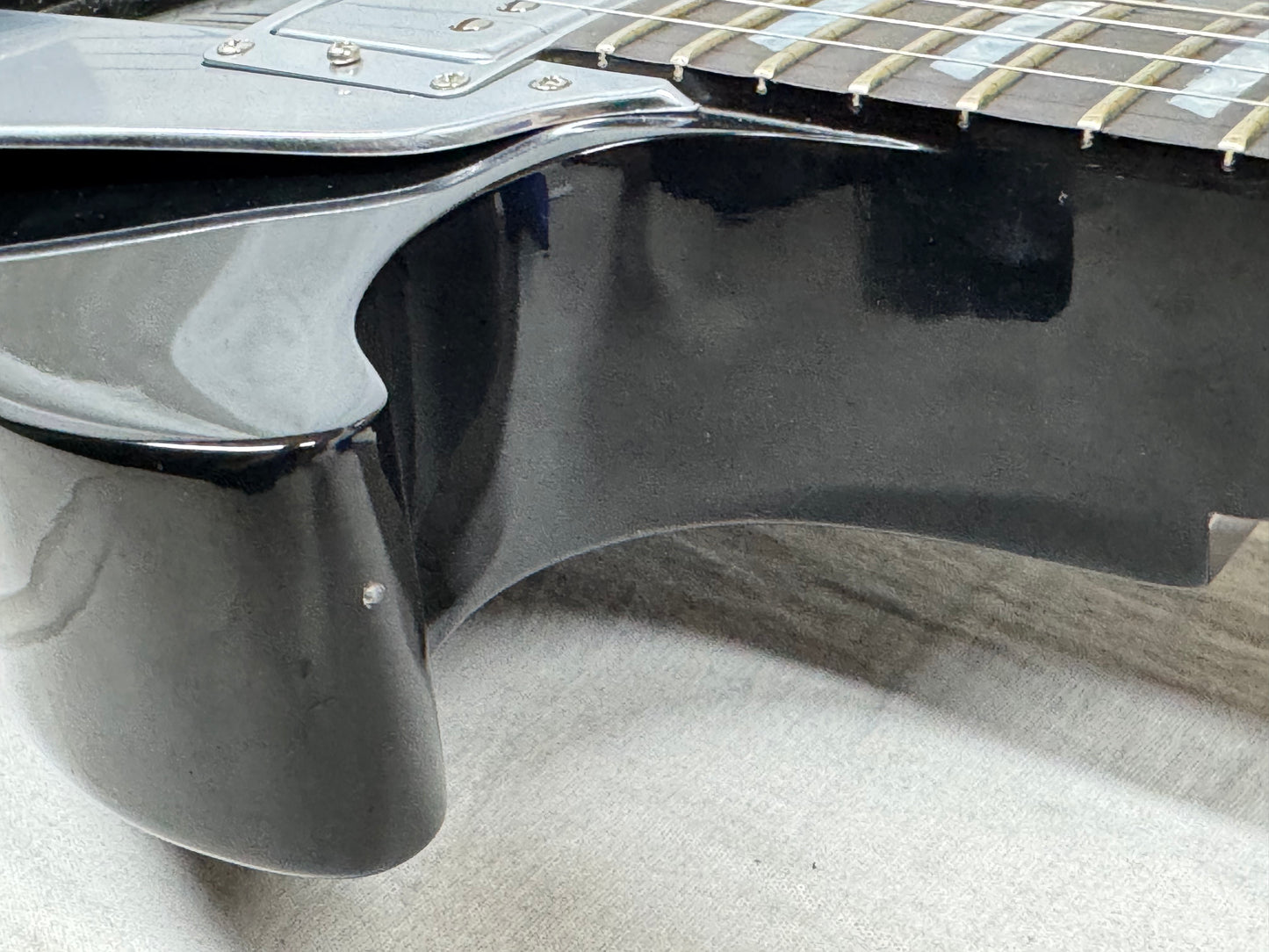 Gibson LPSTHECH1 Limited Edition Les Paul Studio Platinum Guitar with Case 2003 - Ebony / Black