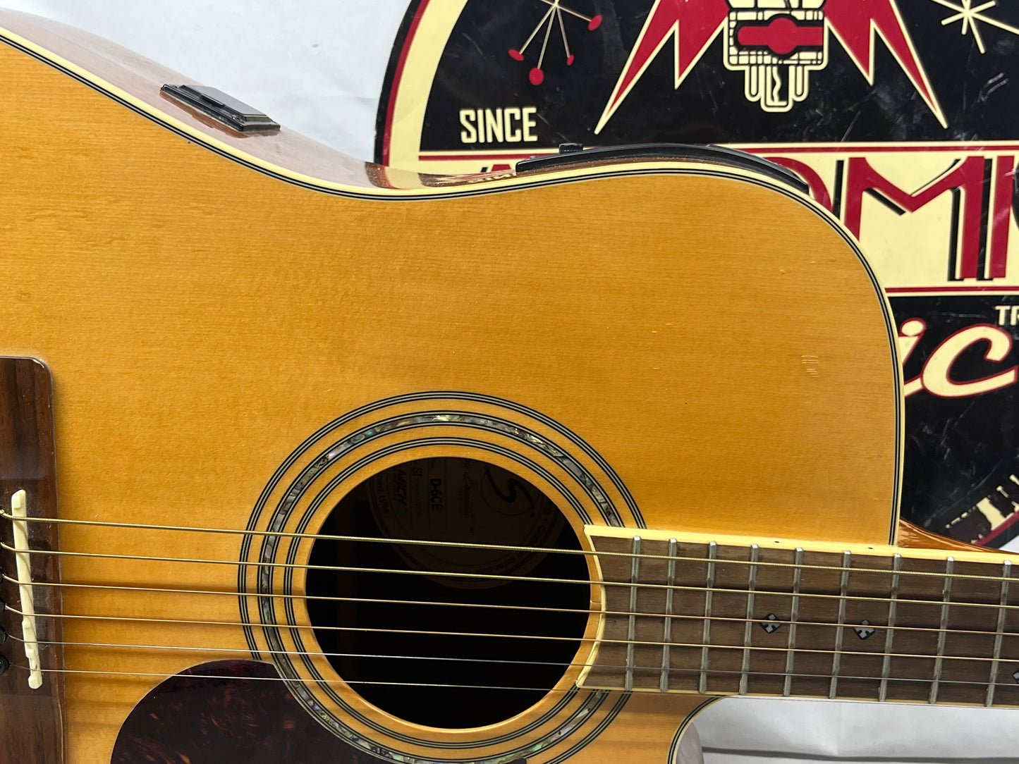 Samick Greg Bennett Design D-6CE Dreadnought Acoustic Electric Guitar
