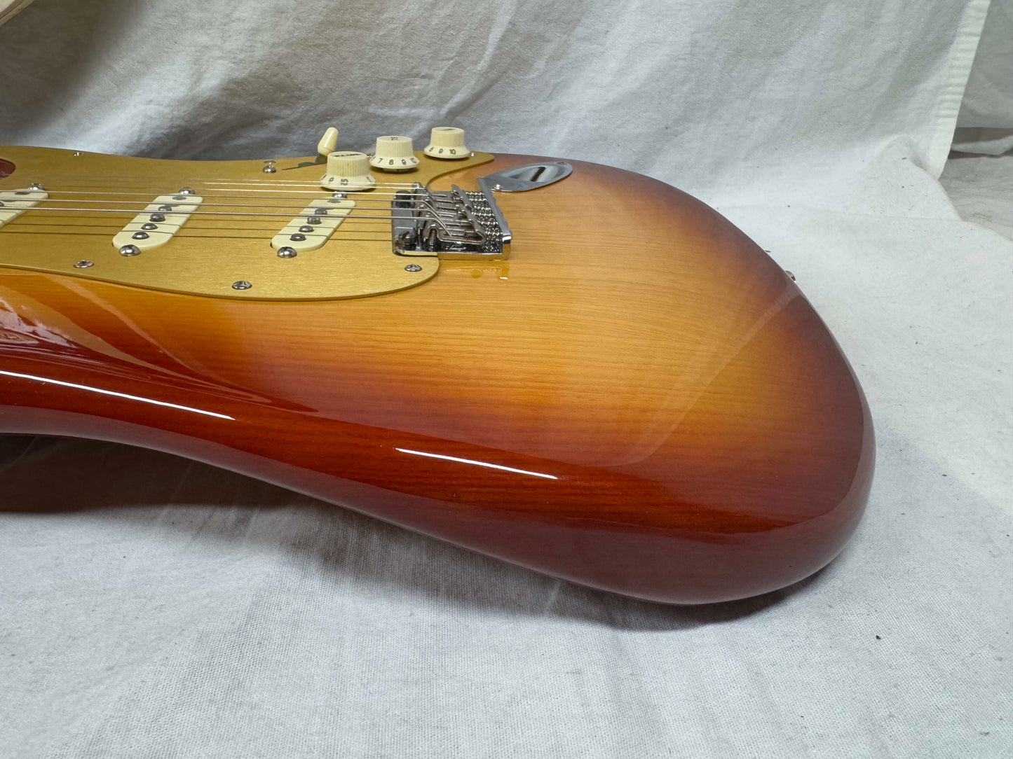 Fender Parts Stratocaster - American Professional HSS Shawbucker neck on American Standard Ash body Guitar 2019 - Sienna Sunburst / Rosewood fingerboard