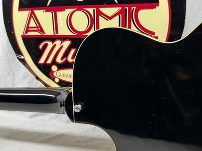 Gibson Memphis ES-235 es235 Thinline Semi-Hollowbody Guitar - modified 2018 - Gloss Ebony / Black - Local Pickup Only