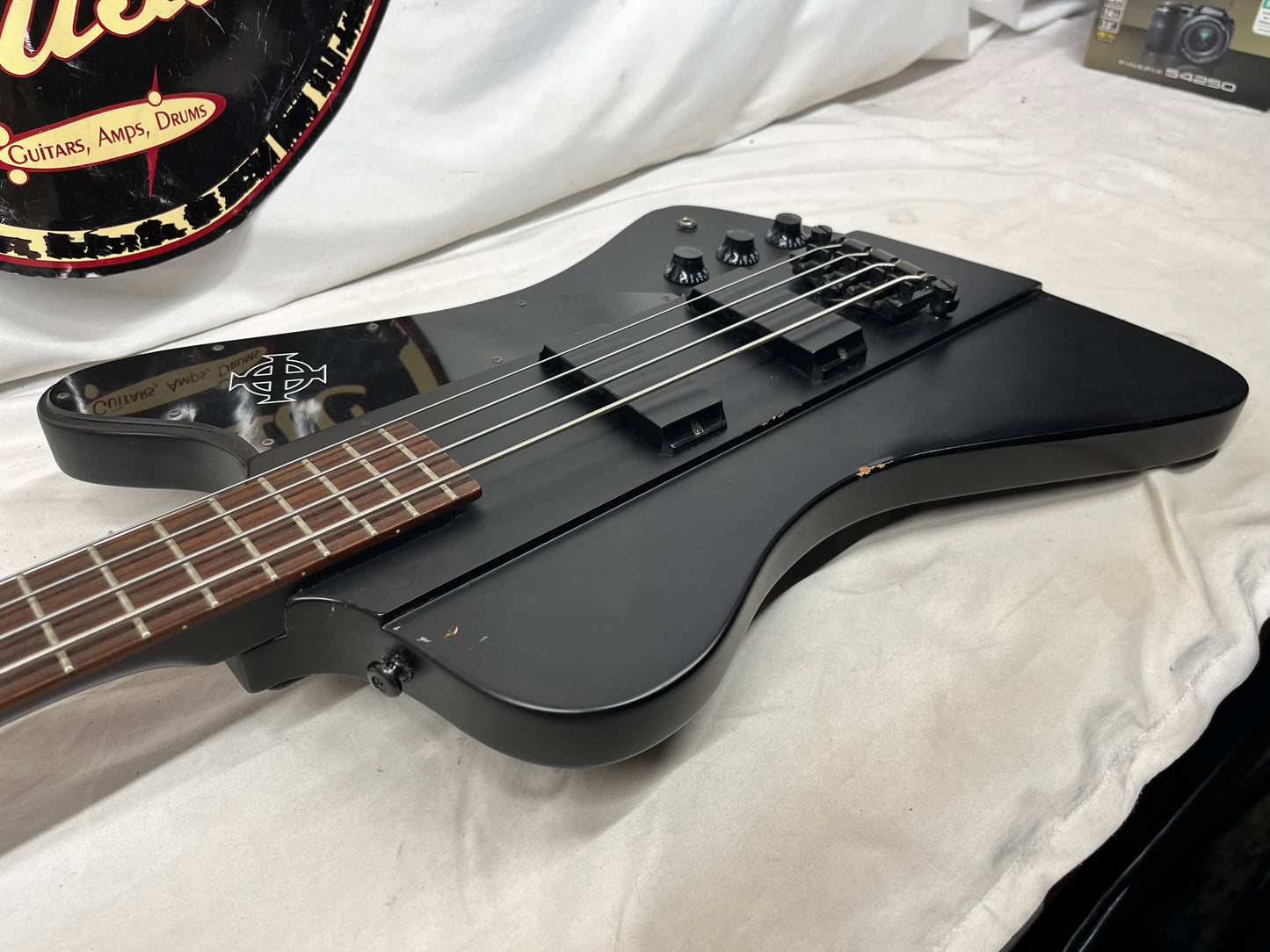 Epiphone Goth Thunderbird IV 4-String Electric Bass - Matte Black