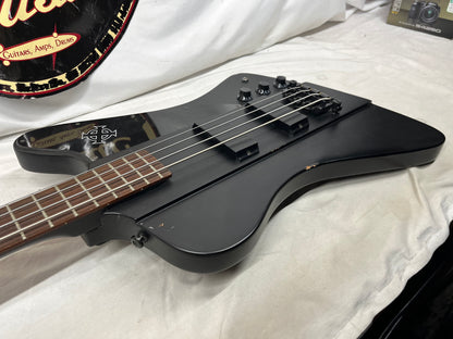 Epiphone Goth Thunderbird IV 4-String Electric Bass - Matte Black