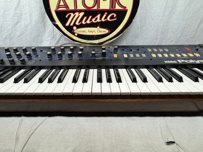 Korg PS-6 ps6 Polysix poly six 6-Voice Analog Synthsizer 61-Key Keyboard with SKB Case 1980s - Local Pickup Only