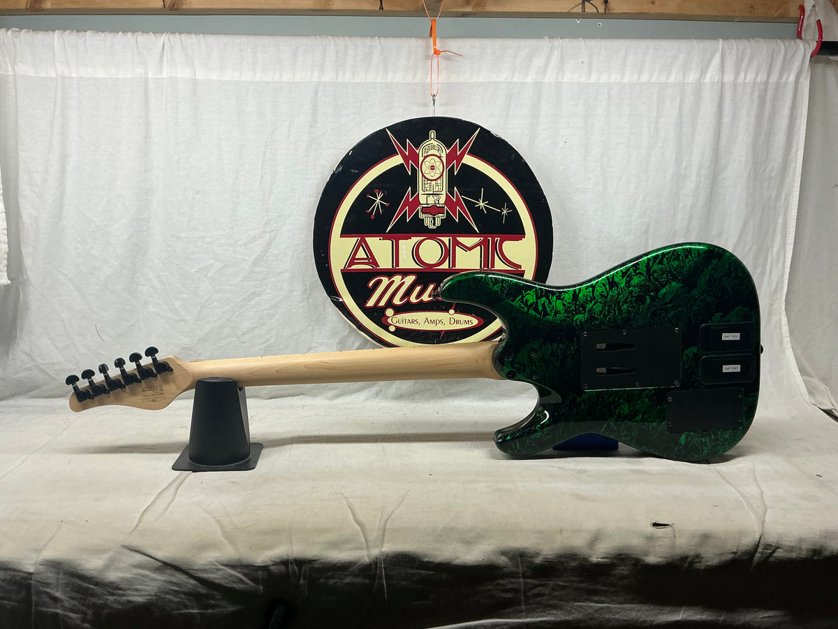 Schecter Sun Valley Super Shredder FR S Sustainiac Guitar 2021 - Green Reign