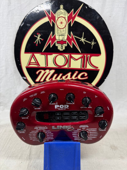Line 6 POD Version 2.0 Amp Modeler Multi-Effects Module with Power Supply